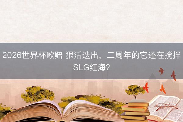 2026世界杯欧赔 狠活迭出，二周年的它还在搅拌SLG红海？